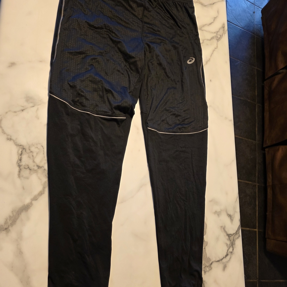 Asics Men's Black Athletic Pants